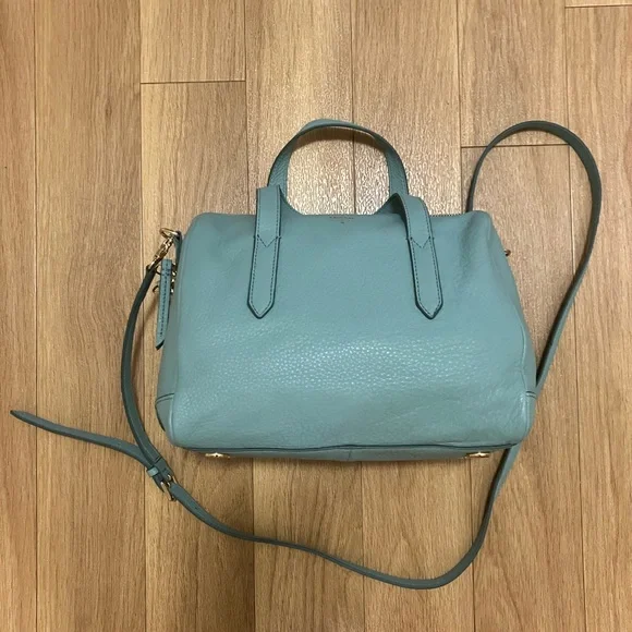 Fossil Sydney Satchel - Seaglass Leather - Picture 3 of 9